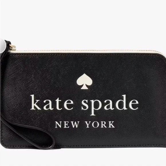 NWT Kate Spade Black Lucy Wristlet - Picture 1 of 5
